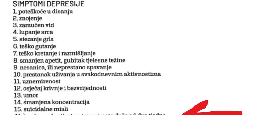 Depresija Aleksandar Stanković